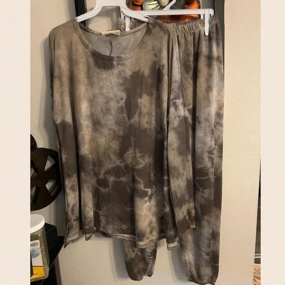 Charcoal/brown Baby French Terry Sweatpants - Picture 15 of 15